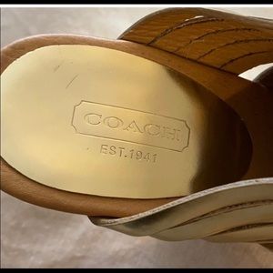 Coach Size 9 Wedge Sandals